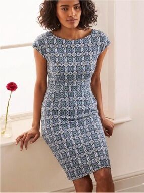 Boden | Dresses | Boden Evie Linen Striped Dress With Belt | Poshmark